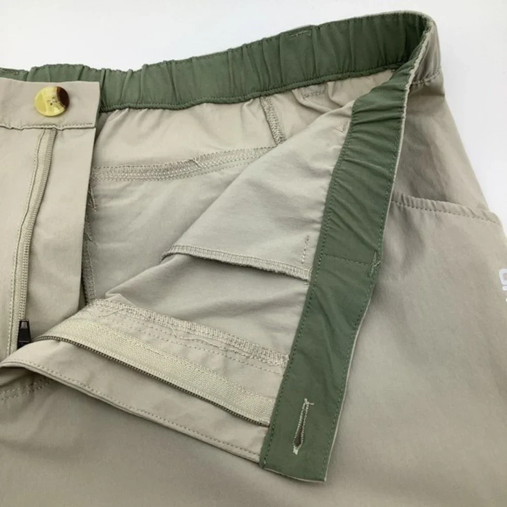 Little Donkey Andy Mens Dry Tech Lightweight Cargo Shorts Tan‎ Size XXL NWT